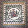 Floral Frames Cushion -Teal Kit - Shiralee Stitches Design - Image 2
