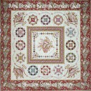Mrs Booth's English Garden Quilt top