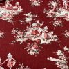 Toile de Jouy - red/claret - 1m - Image 4