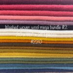 Washed woven wool mega bundle 2